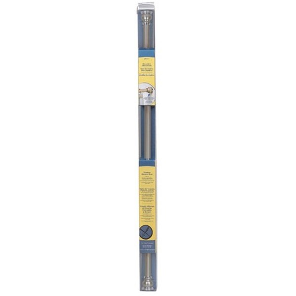 Zenith Metal 45-63 In. Shower Tension Rod In Brushed Chrome - 4292397
