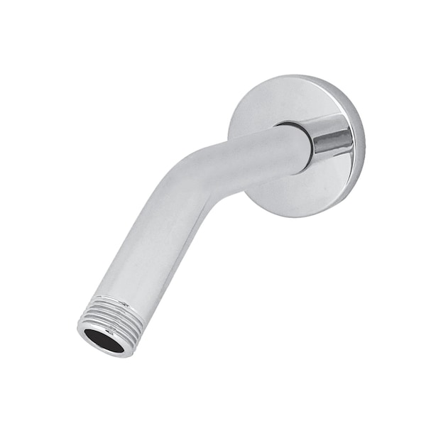 Showerscape K151K1 6-Inch Shower Arm with Flange, Polished Chrome - K151K1