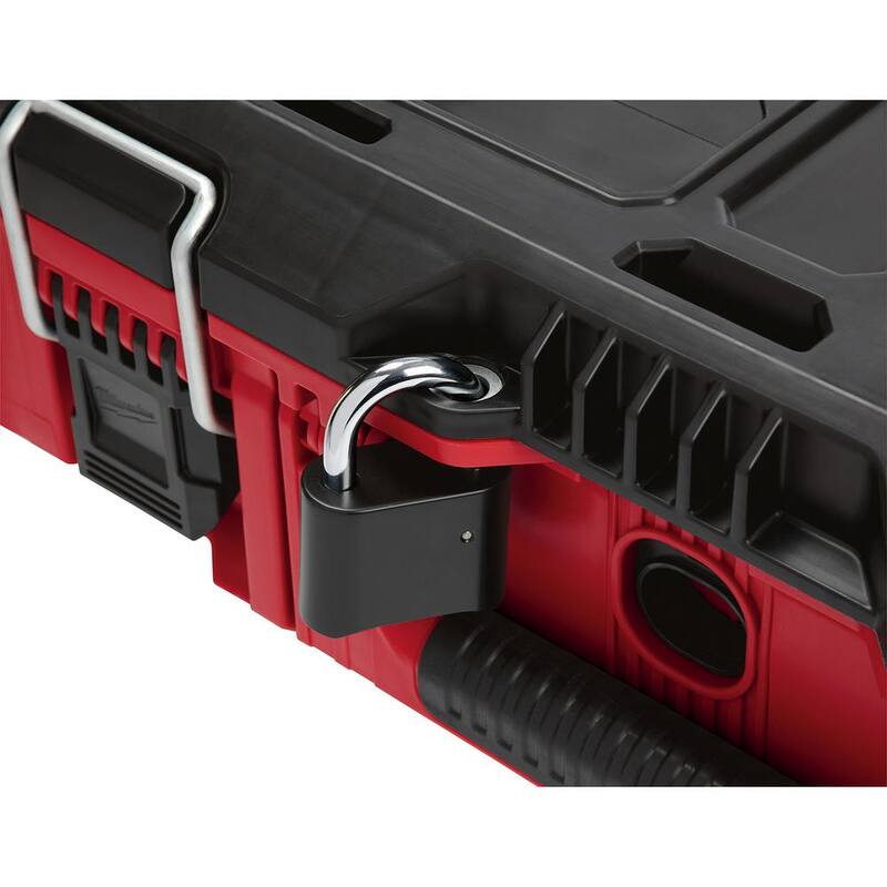 Milwaukee PACKOUT 22 in. Medium Red Tool Box with 75 lbs. Weight Capacity - 48-22-8424