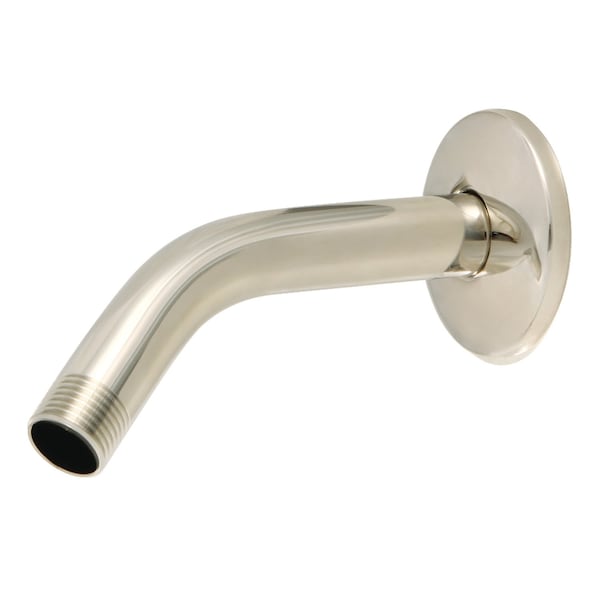 Showerscape K150K6PN 6-Inch Shower Arm with Flange, Polished Nickel - K150K6PN