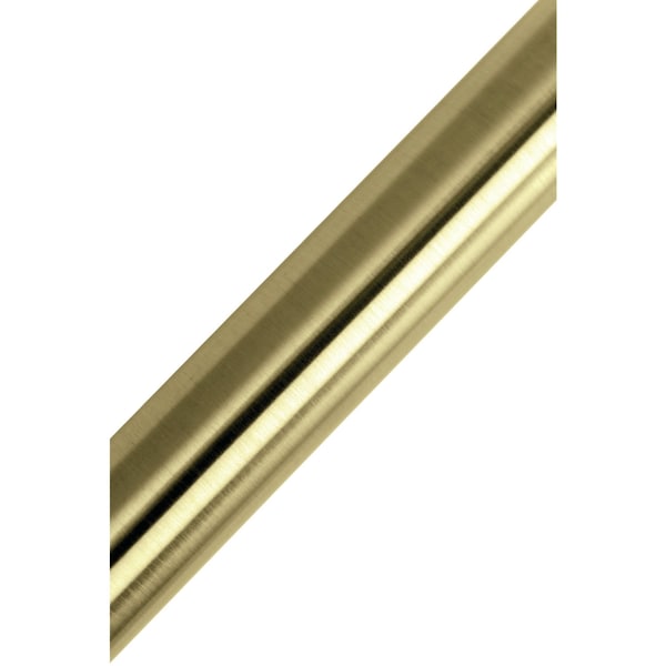 Kingston Brass SR607 60-Inch - 72-Inch Adjustable Stainless Steel Tension Shower Curtain Rod, Brushed Brass - SR607