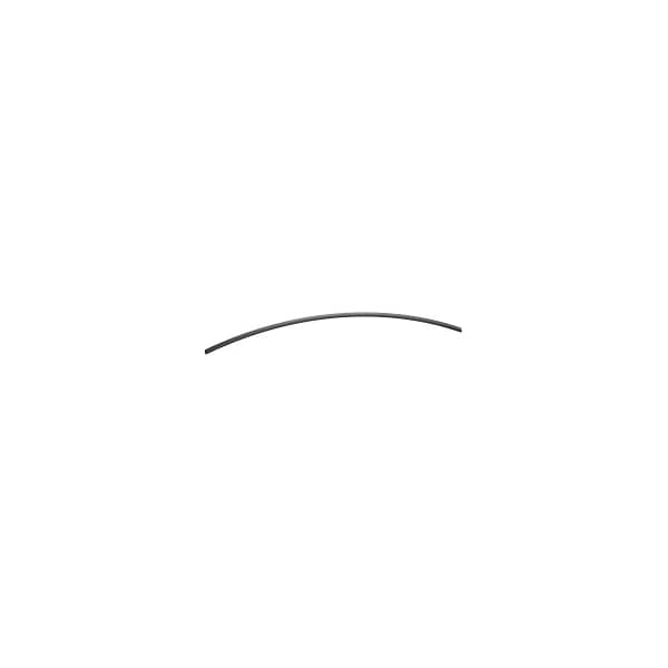 Moen 5' Curved Shower Rod in Matte Black - 2-102-5BL