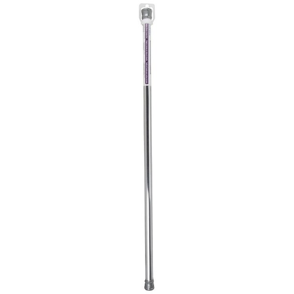 Simple Spaces Shower Curtain Rod, 7-1/2 lb, 36 to 63 in L Adjustable, 1 in Dia Rod, Steel, Chrome - SD-SR36-C3L