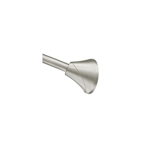 Moen Tension Curved Shower Rod Whlse Bn - CSR2172BN