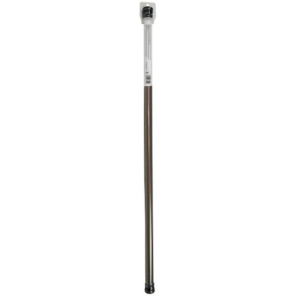 Prosource Shower Curtain Rod, 7-1/2 lb, 36 to 63 in L Adjustable, 1 in Dia Rod, Steel, Venetian Bronze - SD-SR36-VB
