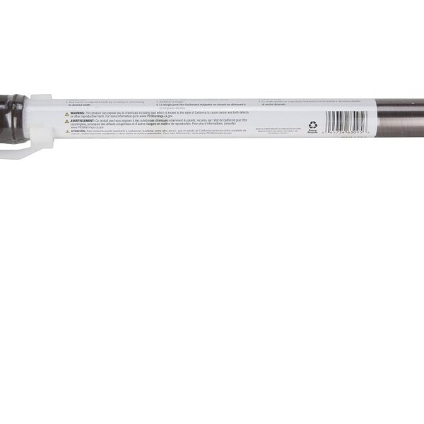 Simple Spaces Shower Curtain Rod, 7-1/2 lb, 41 to 76 in L Adjustable, 1 in Dia Rod, Steel, Venetian Bronze - SD-SR41-VB