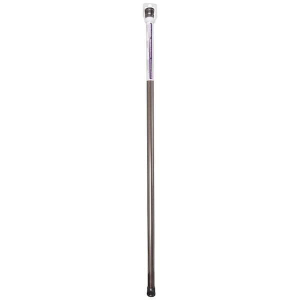 Simple Spaces Shower Curtain Rod, 7-1/2 lb, 41 to 76 in L Adjustable, 1 in Dia Rod, Steel, Venetian Bronze - SD-SR41-VB