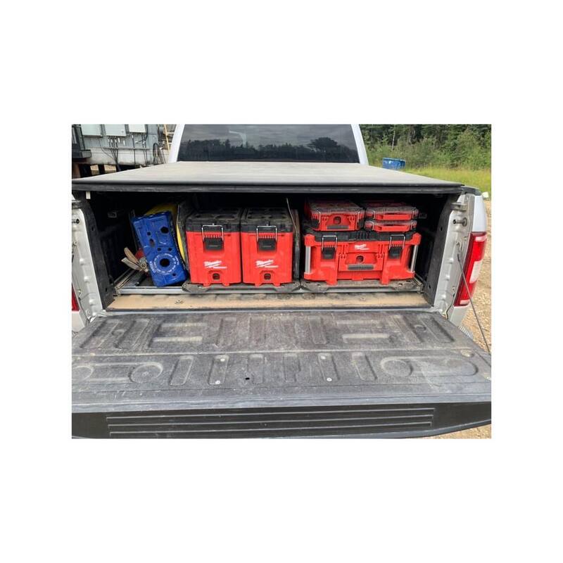 Milwaukee PACKOUT 10 in. Compact Portable Tool Box with Adjustable Dividers and Interior Storage Tray - 48-22-8422