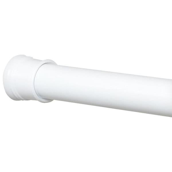Zenna Home TwistTight Series505RB Shower Rod, 72 in L Adjustable, 114 in Dia Rod, Steel, Bronze - 506W