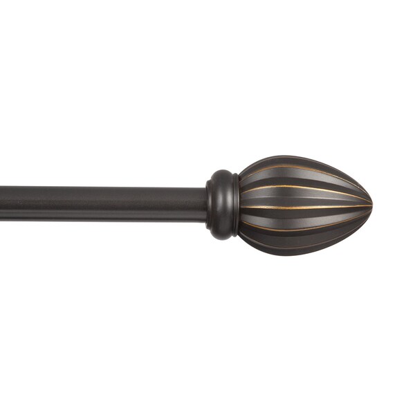 Kenney Mfg Kenney Oil Rubbed Bronze Fast Fit Bailey Curtain Rod 36 in. L X 66 in. L - KN75246