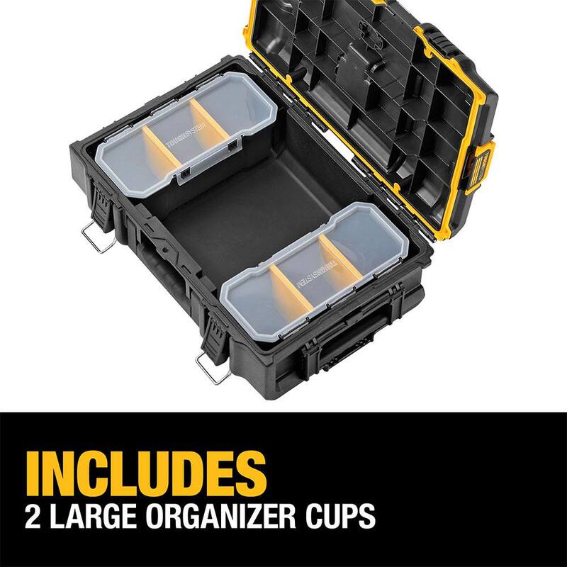 DEWALT TOUGHSYSTEM 2.0 22 in. W Small Modular Tool Box - DWST08165