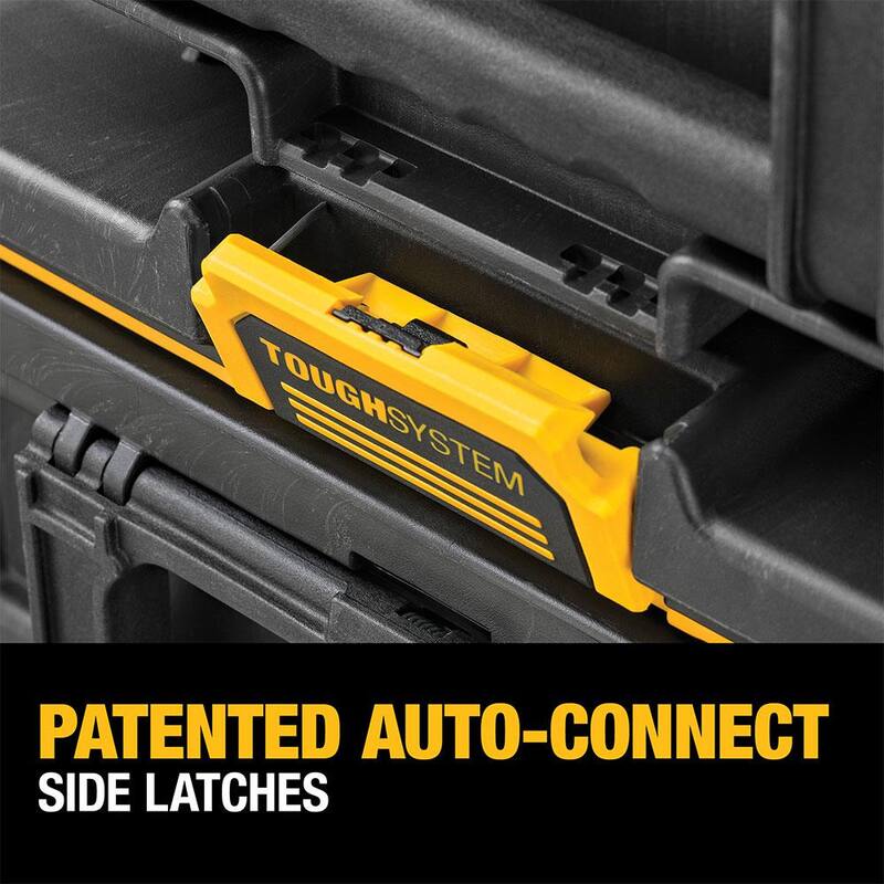 DEWALT TOUGHSYSTEM 2.0 22 in. W Small Modular Tool Box - DWST08165