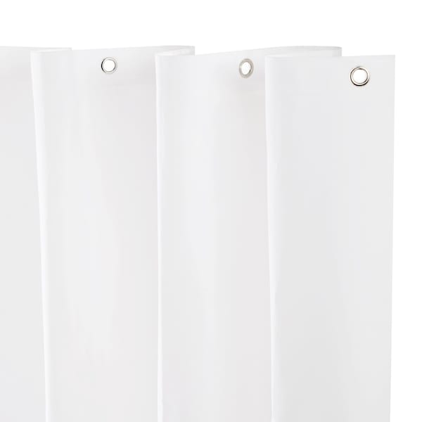 Kenney Mfg Heavyweight PEVA Shower Curtain Liner, White - KN61450