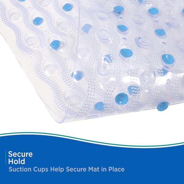Kenney Mfg Lightweight PEVA Shower Curtain Liner, 70" W x 72" H, White - KN61430V1