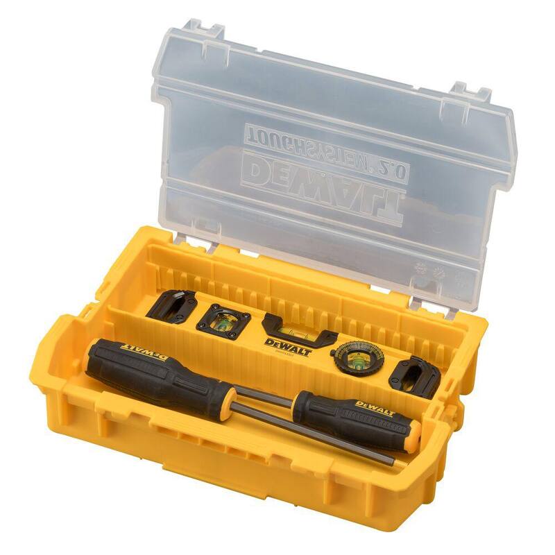 DEWALT 15.25 in. ToughSystem 2.0 Compact Deep Tool Box - DWST08035