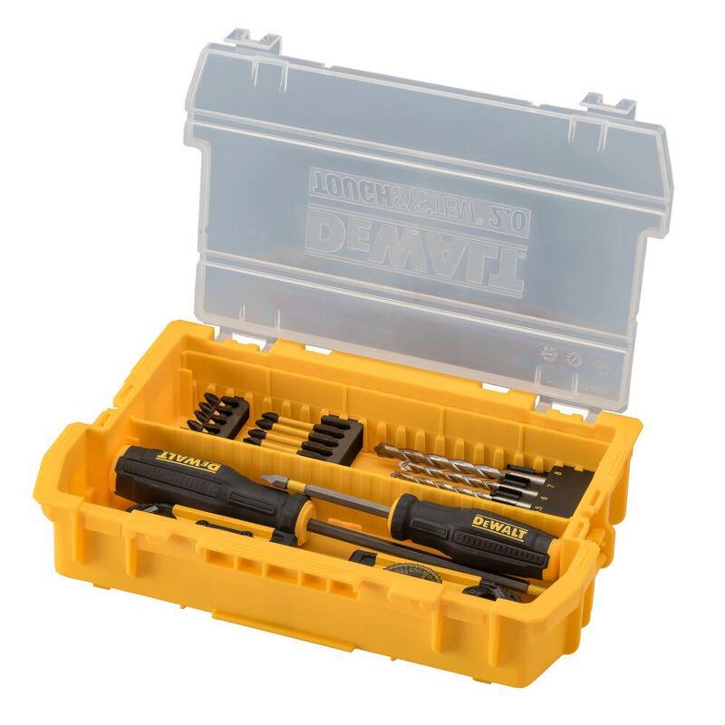 DEWALT 15.25 in. ToughSystem 2.0 Compact Deep Tool Box - DWST08035