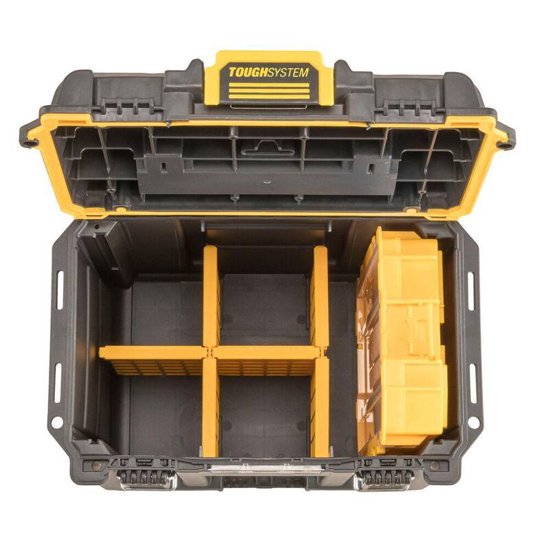 DEWALT 15.25 in. ToughSystem 2.0 Compact Deep Tool Box - DWST08035