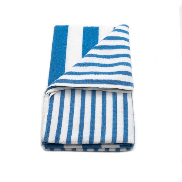 Rifz GOT Collection Stripes Pool Towels, Tropical Blue, 3PK - GOTB32701503
