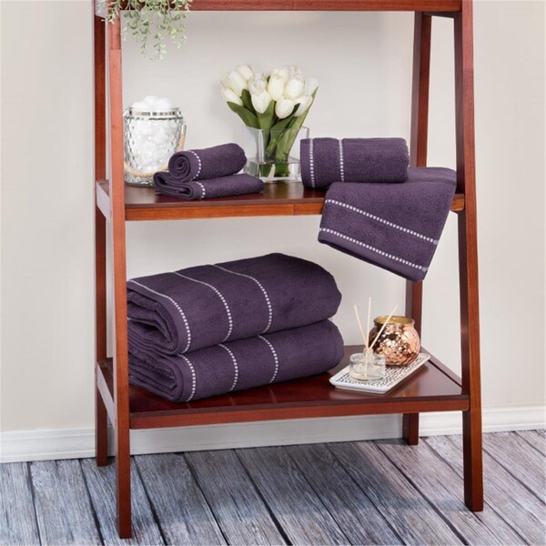 Daphnes Dinnette 6 Piece Luxury Cotton Towel Set - DA3242146