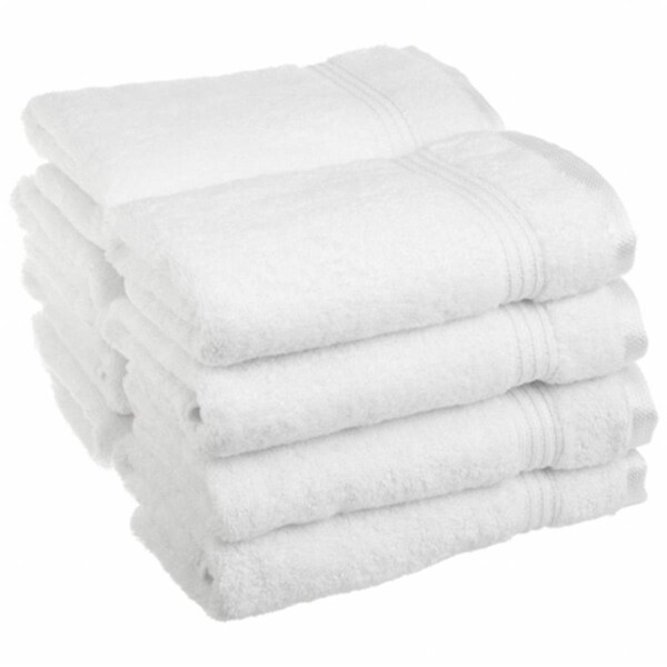 Superior Superior Egyptian Cotton 8-Piece Hand Towel Set  White - NS HTOWEL WH