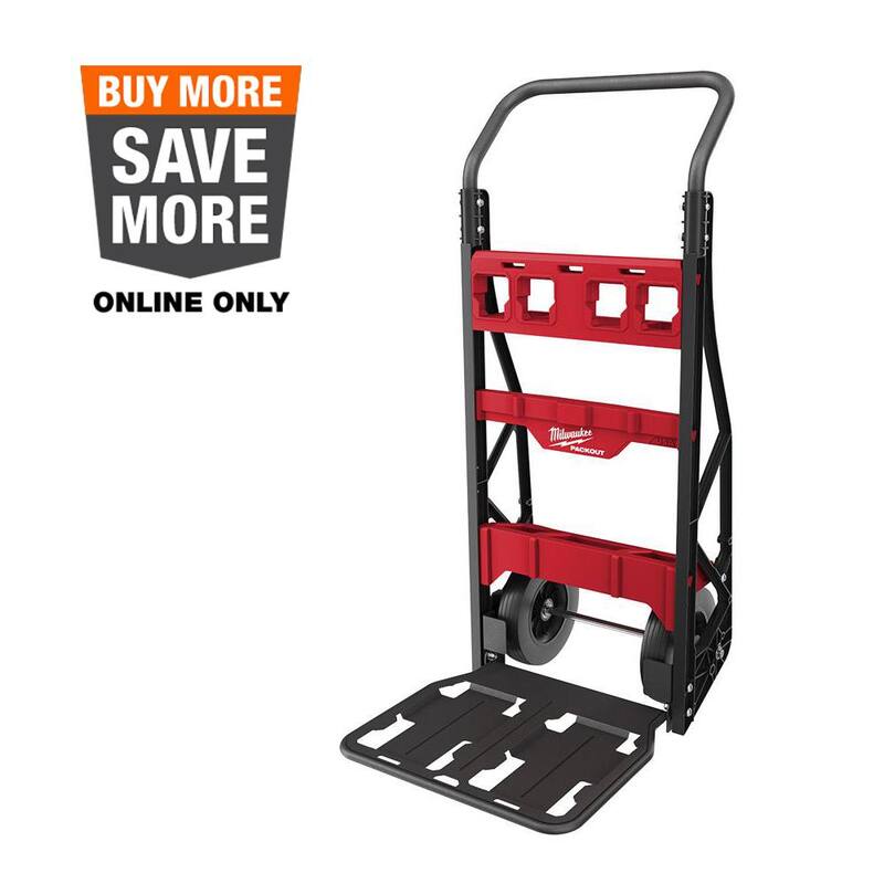 Milwaukee PACKOUT 20 in. 2-Wheel Utility Tool Cart - 48-22-8415