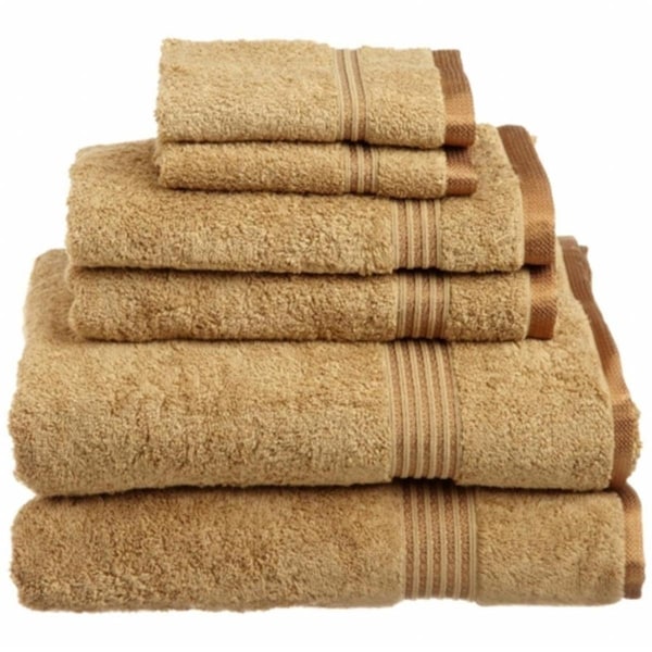 Superior Superior Egyptian Cotton 6-Piece Towel Set  Toast - NS 6 PC SET TO