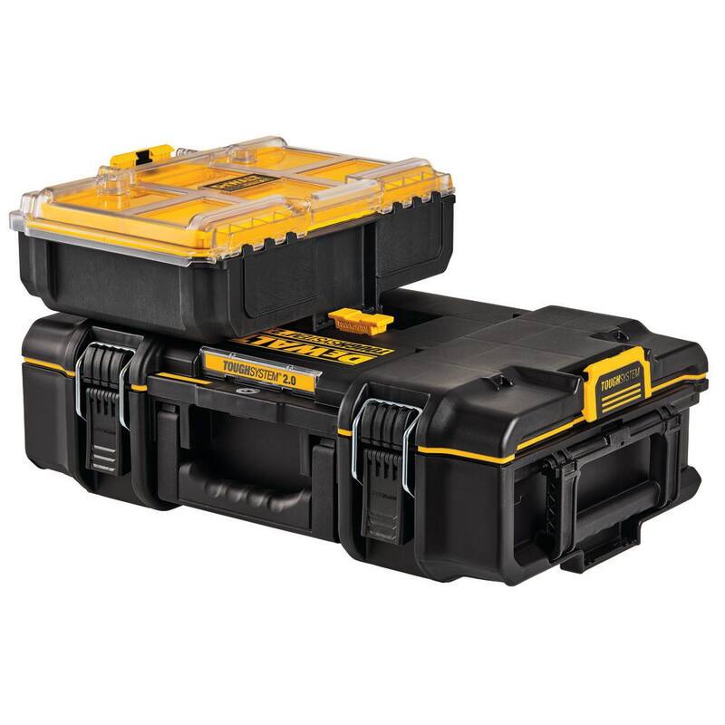 DEWALT TOUGHSYSTEM 2.0 6-Compartment Small Parts Organizer - DWST08020