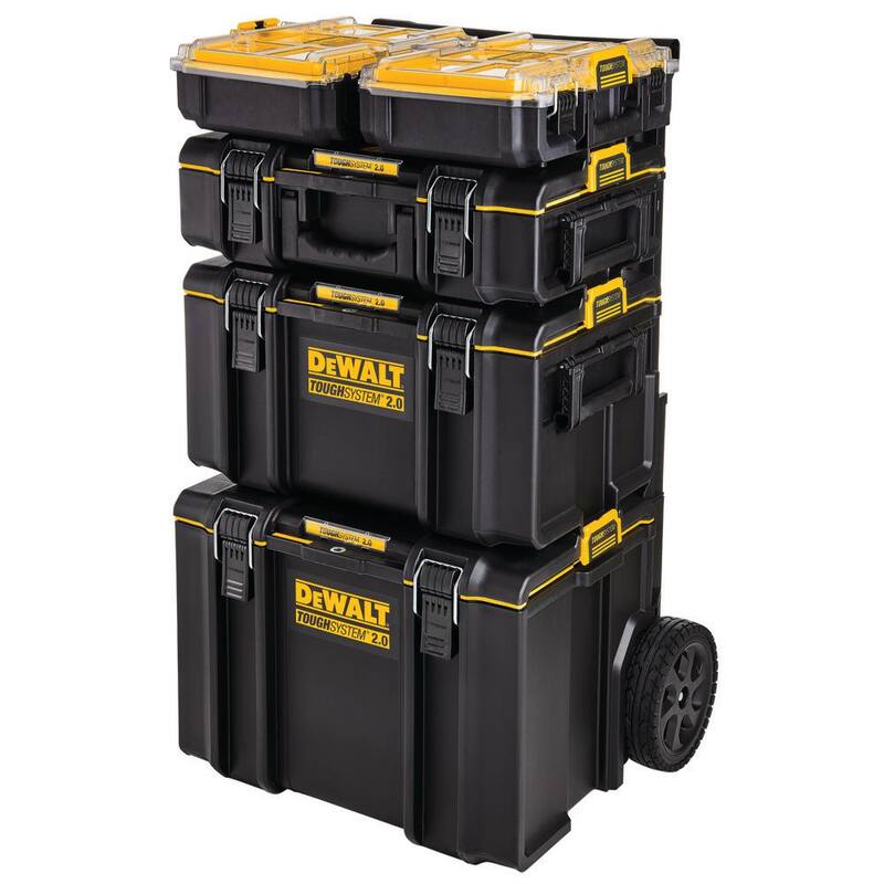 DEWALT TOUGHSYSTEM 2.0 6-Compartment Small Parts Organizer - DWST08020