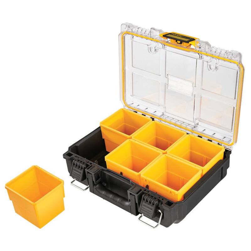 DEWALT TOUGHSYSTEM 2.0 6-Compartment Small Parts Organizer - DWST08020