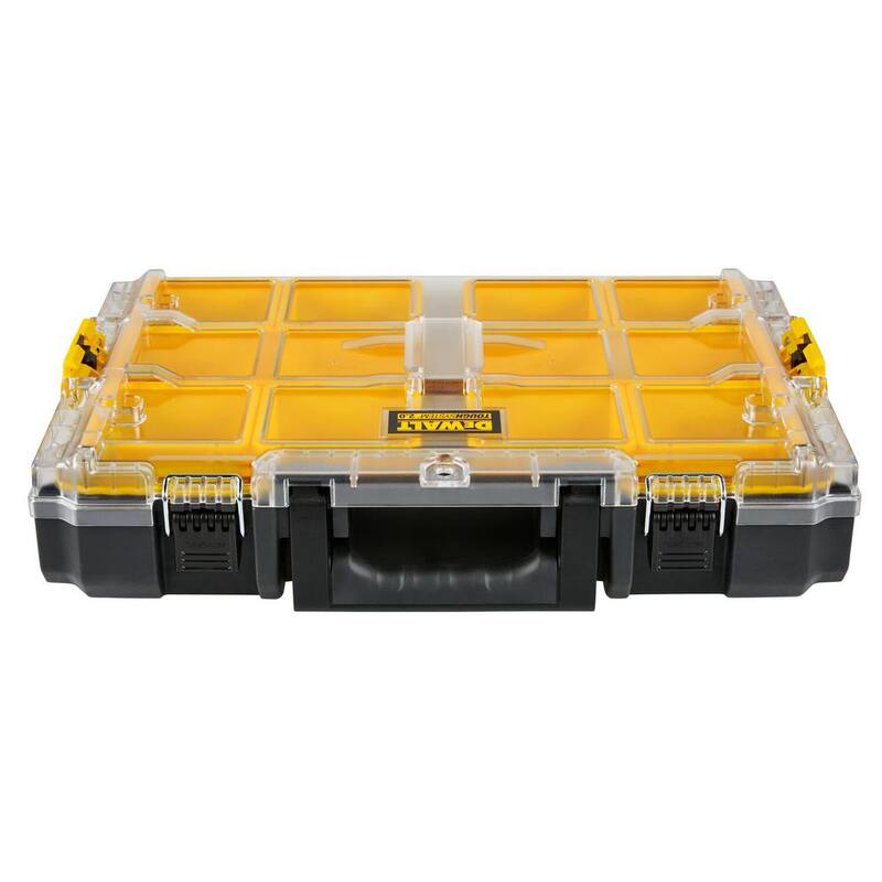 DEWALT TOUGHSYSTEM 2.0 10-Compartment Deep Small Parts Organizer - DWST08040