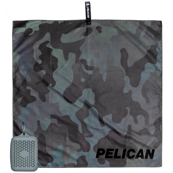 Pelican Outdoors Multi Use Towel with Case, Camo - 290184