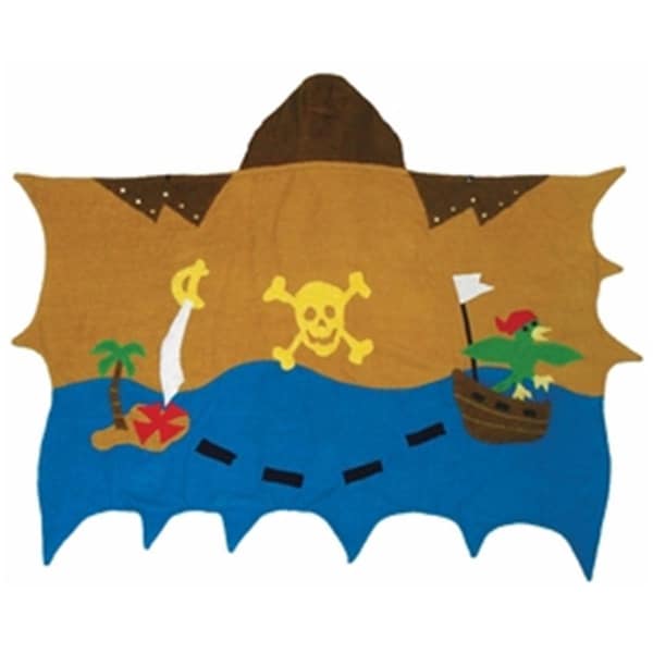 Kidorable Small Towel with Hood and Pocket - KIDORABLE PIRATE TOWEL SMALL