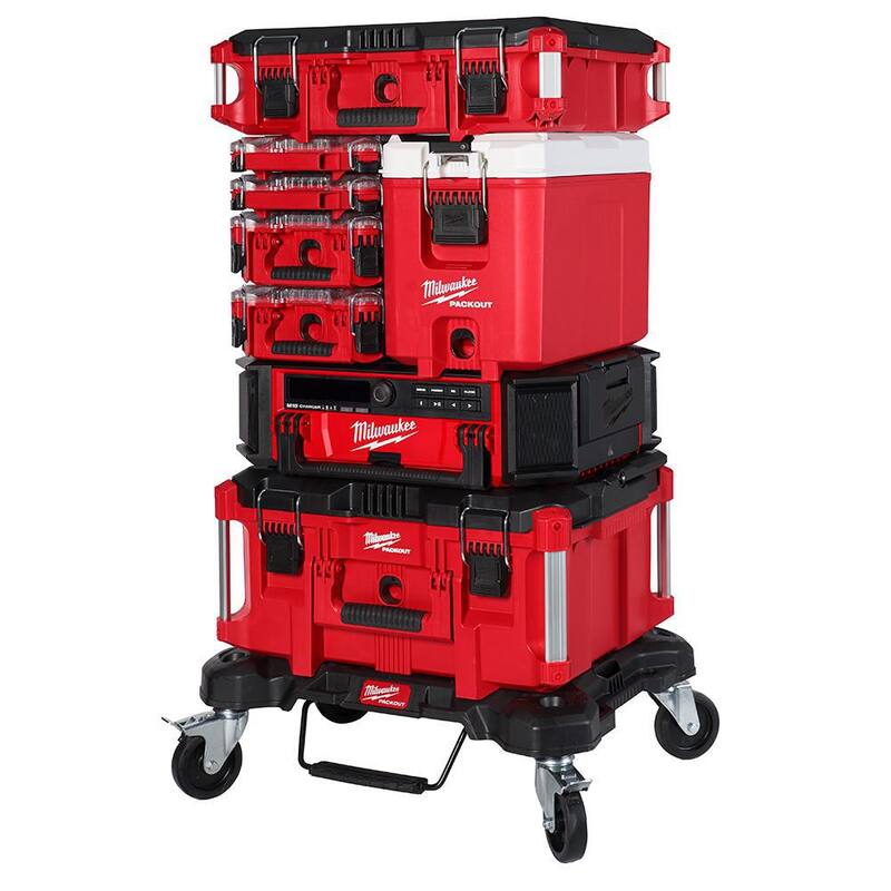 Milwaukee PACKOUT 10 in. Red 16 qt. Compact Cooler - 48-22-8460