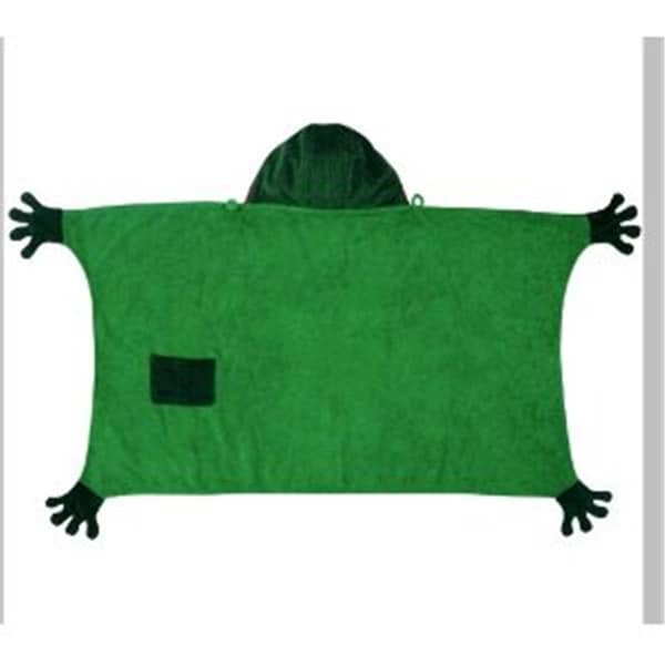Kidorable Medium Frog Towel with Hood and Pocket - KIDORABLE FROG TOWEL MEDIUM