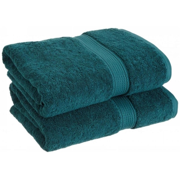 Superior 900GSM Egyptian Cotton 2-Piece Bath Towel Set  Teal - 900GSM BATH TL