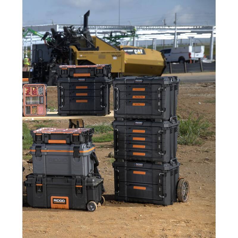 RIDGID 2.0 Pro Gear System 22 in. XL 4 Drawers Modular Tool Box Storage - 257068
