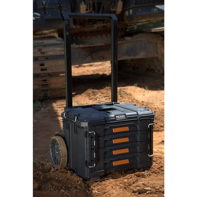RIDGID 2.0 Pro Gear System 22 in. XL 4 Drawers Modular Tool Box Storage - 257068
