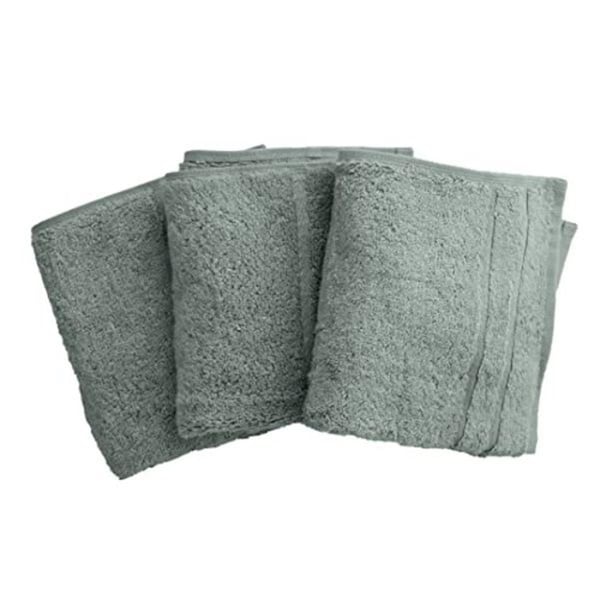 Cariloha 13 x 13 in. Bamboo Washcloths Set for Unisex, Ocean Mist - 3 Piece - I0117081