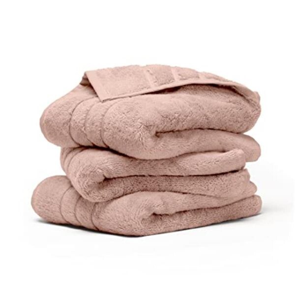 Cariloha Bamboo Hand Towel Set for Unisex, Blush, 3 Piece - I0117052