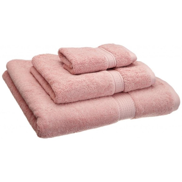 Superior 900GSM Egyptian Cotton 3-Piece Towel Set  Tea Rose - 900GSM 3 PC SET TR