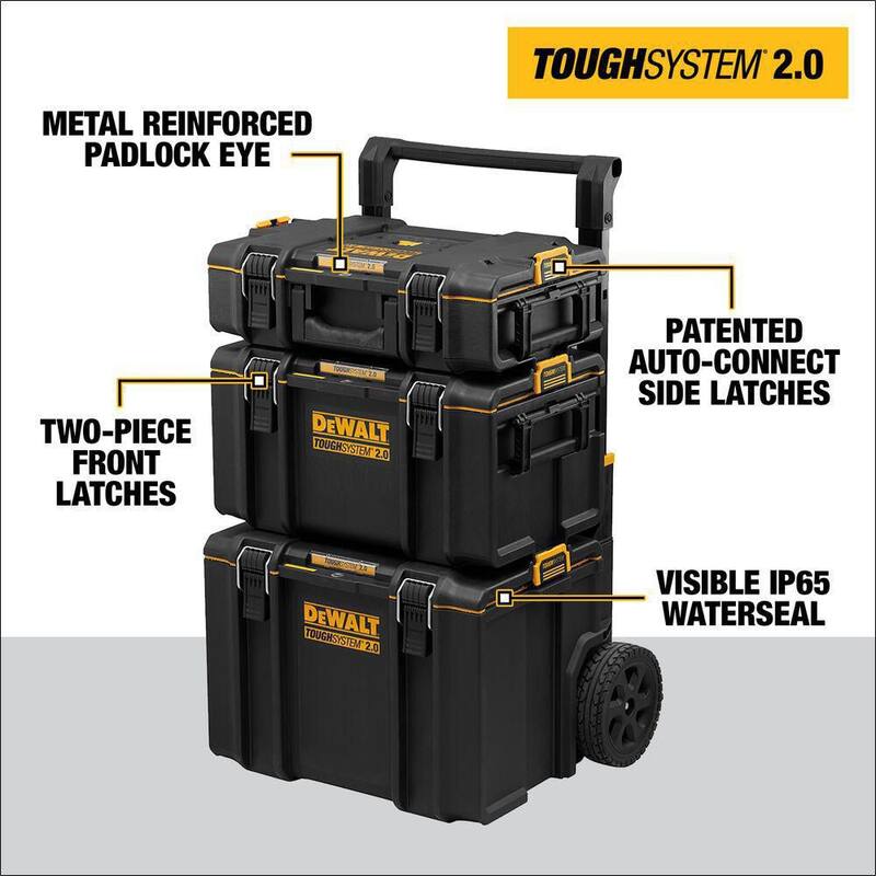 DEWALT TOUGHSYSTEM 2.0 24 in. Tower Tool Box System (3 Piece Set) - DWST60437