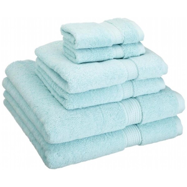Superior 900GSM Egyptian Cotton 6-Piece Towel Set  Seafoam - 900GSM 6 PC SET SE