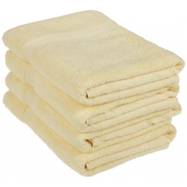 Superior Superior Egyptian Cotton 4-Piece Bath Towel Set  Canary - NS BTOWEL CA