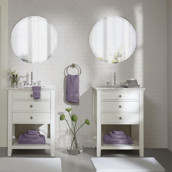Madison Park Light Purple 100 Percent Cotton Towel Set, 8 Piece - MPS73-469