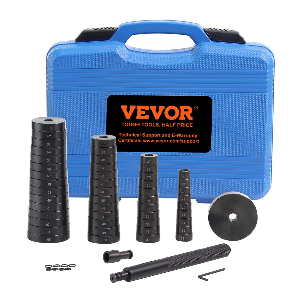 VEVOR 52 Pcs Custom Bushing Press Kit Transmission Wheel Bearing Race Seal Kit - 52JTZCHMFJQDZP35DV0