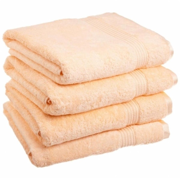Superior Superior Egyptian Cotton 4-Piece Bath Towel Set  Peach - NS BTOWEL PH