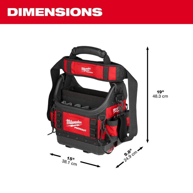 Milwaukee PACKOUT 10 in. Structured Tote - 48-22-8311