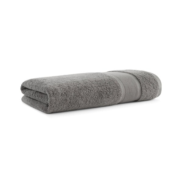Monarch Brands Aegean Recycled Bath Sheet, 35in x 70in - Dark Sage Green - P-BS-RO-3570-DG