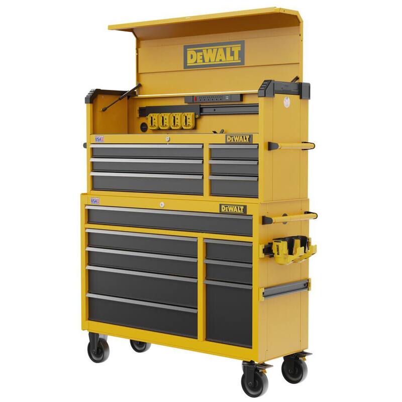 DEWALT 52 in. 6-Drawer Tool Chest and 52 in. 8-Drawer Tool Cabinet - DWST52143
