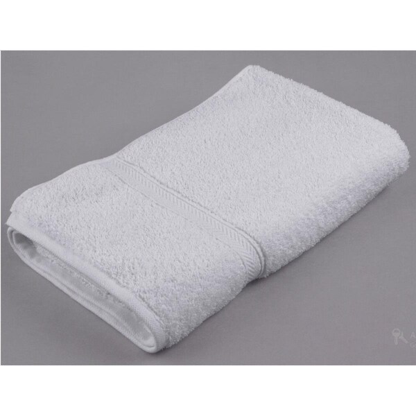 Kd Bufe GOGD Collection Cotton Blend Dobby Bath Towels White , 6PK - KD3179314